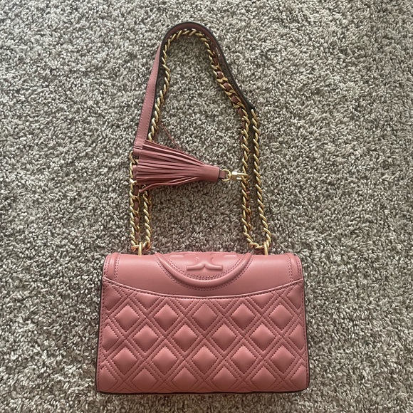Tory Burch Small Fleming Convertible
Shoulder Bag-Pink Magnolia-*NEW* - Picture 6 of 16